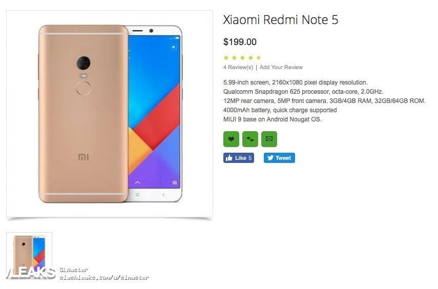 Redmi Note 5 oppomart