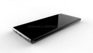 Latest smartphone leak showing sleek design and black finish from The Leaker.