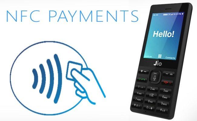 Jio Phone NFC payment