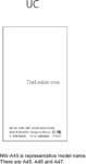 A45 Sony digital music player with FCC certification and Malaysia manufacturing details.