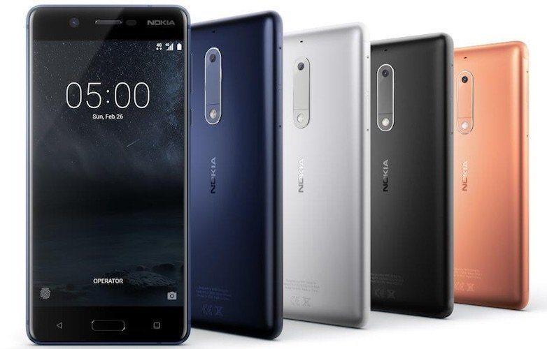 Nokia 5 in Various colors