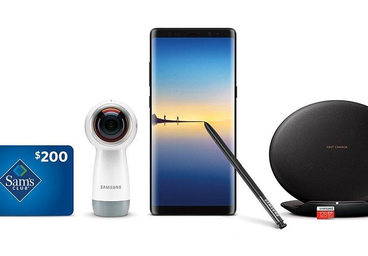 Galaxy Note 8 Pre Orders Sam's Club Gifts and Deals