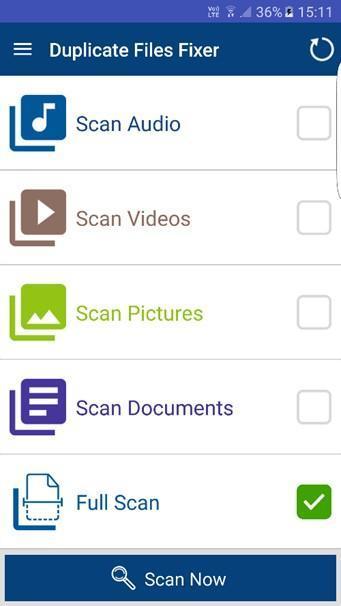 Delete duplicate android files