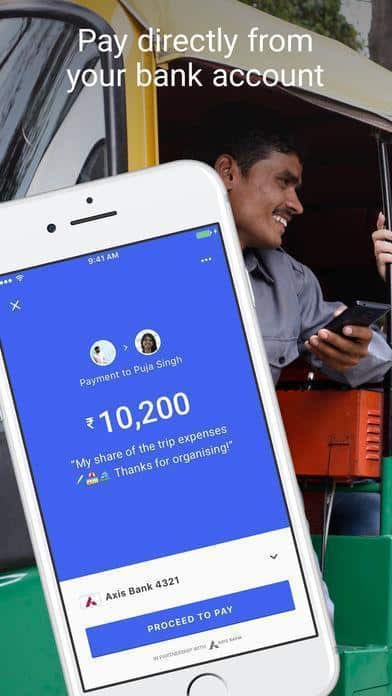 Google Tez an UPI based payment solution for Android and iOS