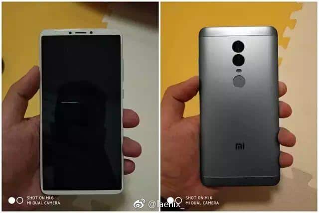 leaked Redmi Note 5