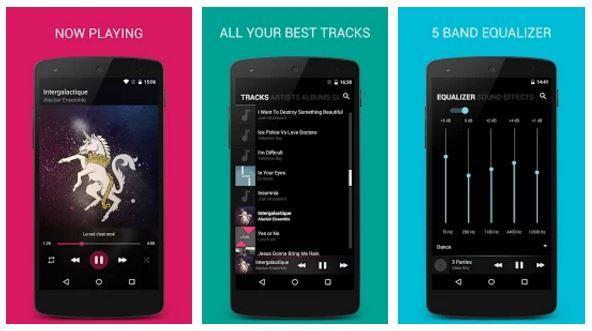 Best music player for Android -Black music player