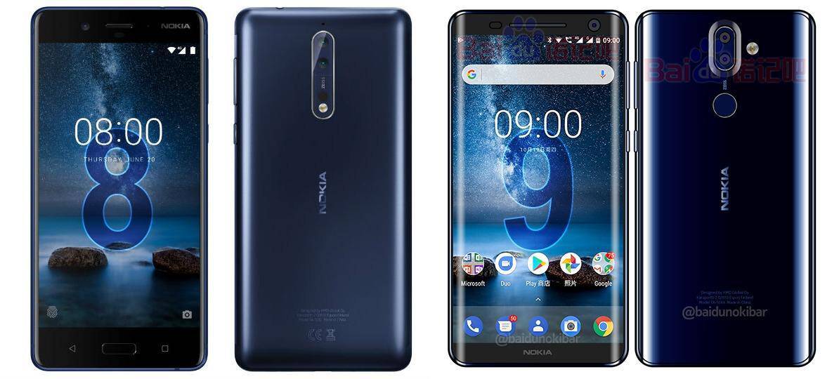 Nokia 8 and Nokia 9