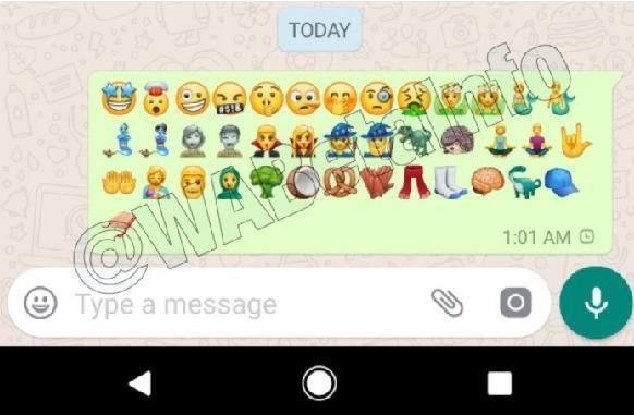 Whatsapp new emojis