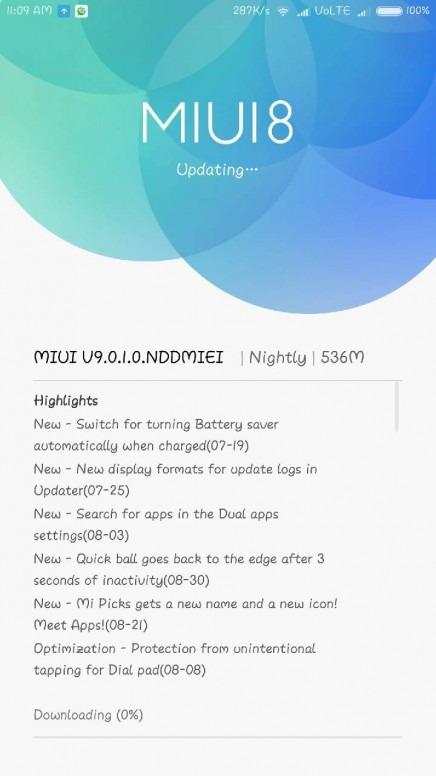 MIUI 9 for Mi MAX 2