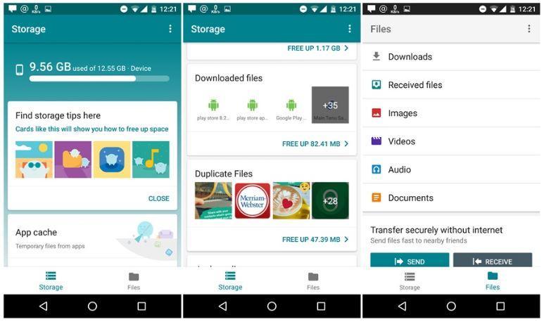 Files Go file manager app
