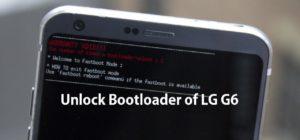 How to unlock bootloader of Lg G6