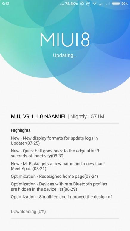 Mi 5 Miui 9