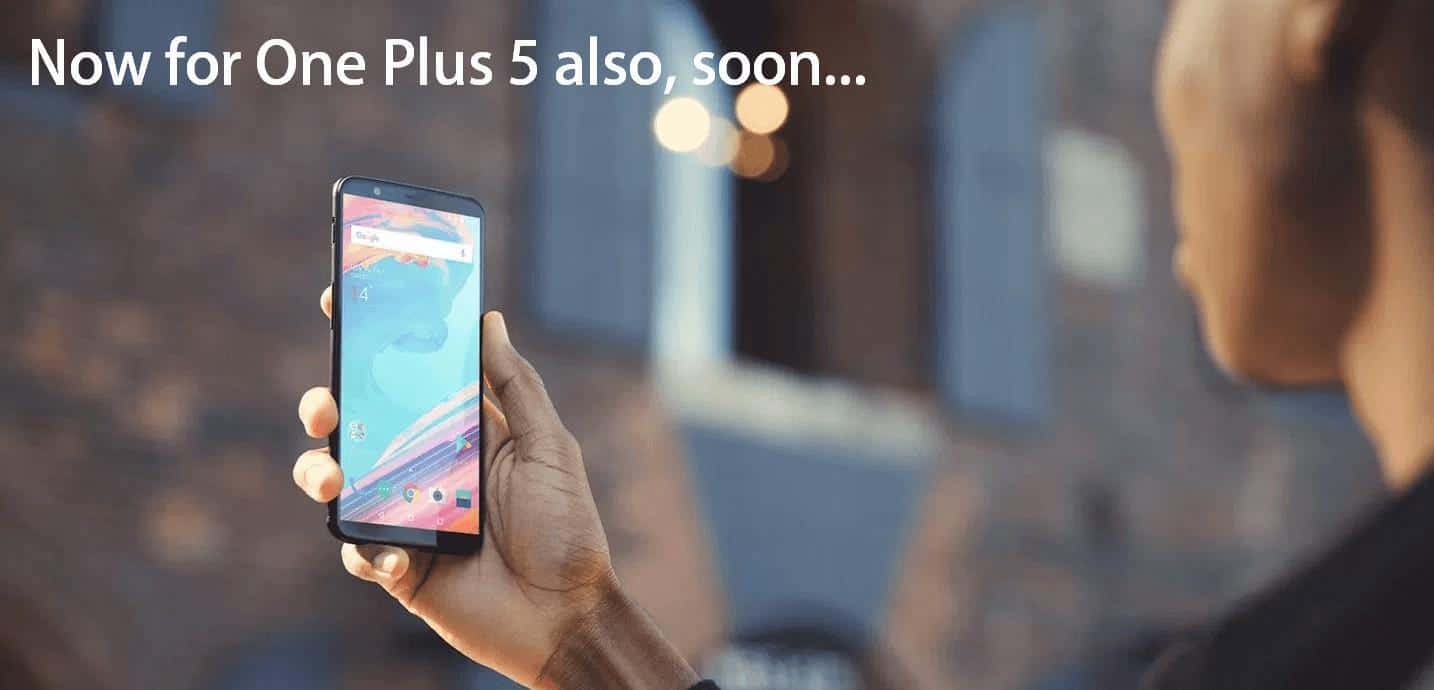 OnePlus 5 face unlock