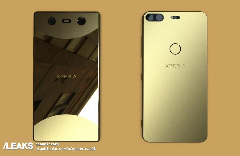 Sony Bezel-less phone Concept render