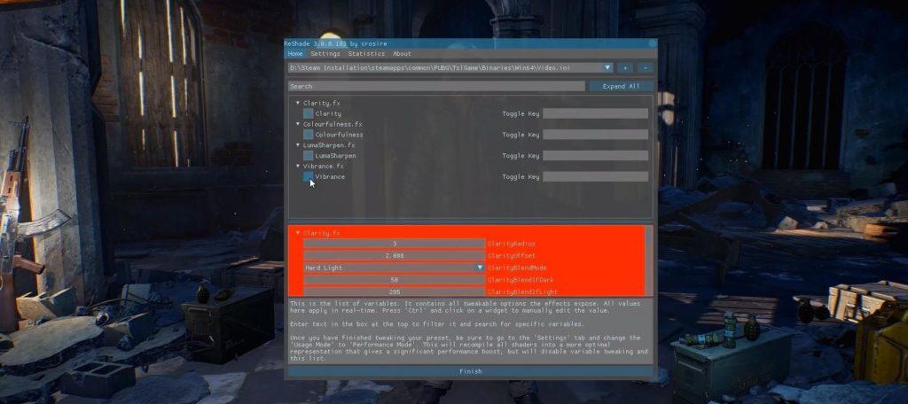 How to enable Reshade effects in PUBG
