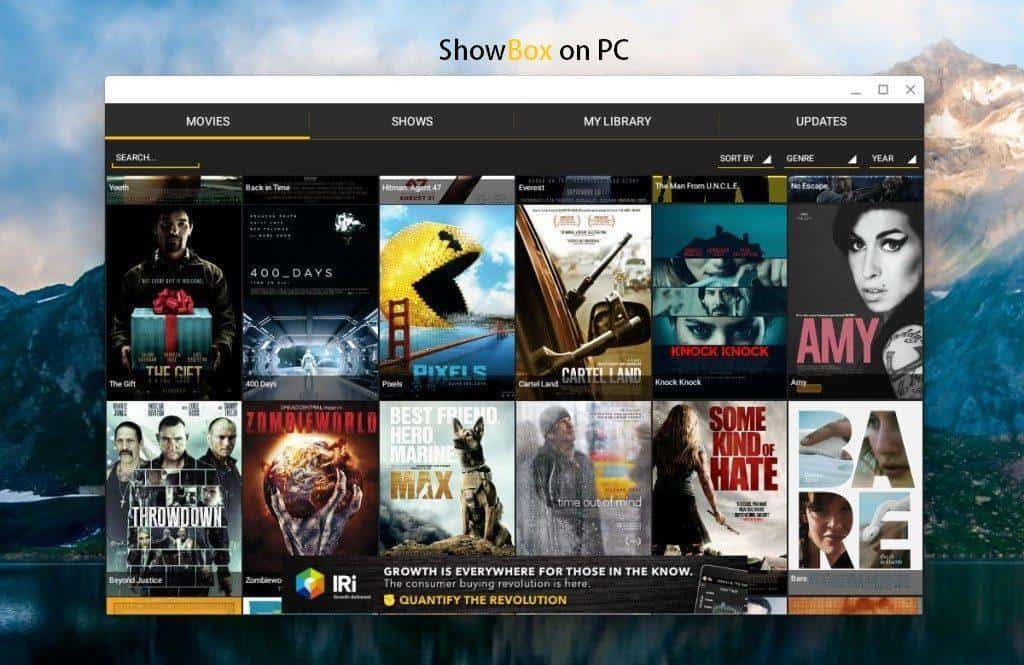 showbox for windows 8 pc