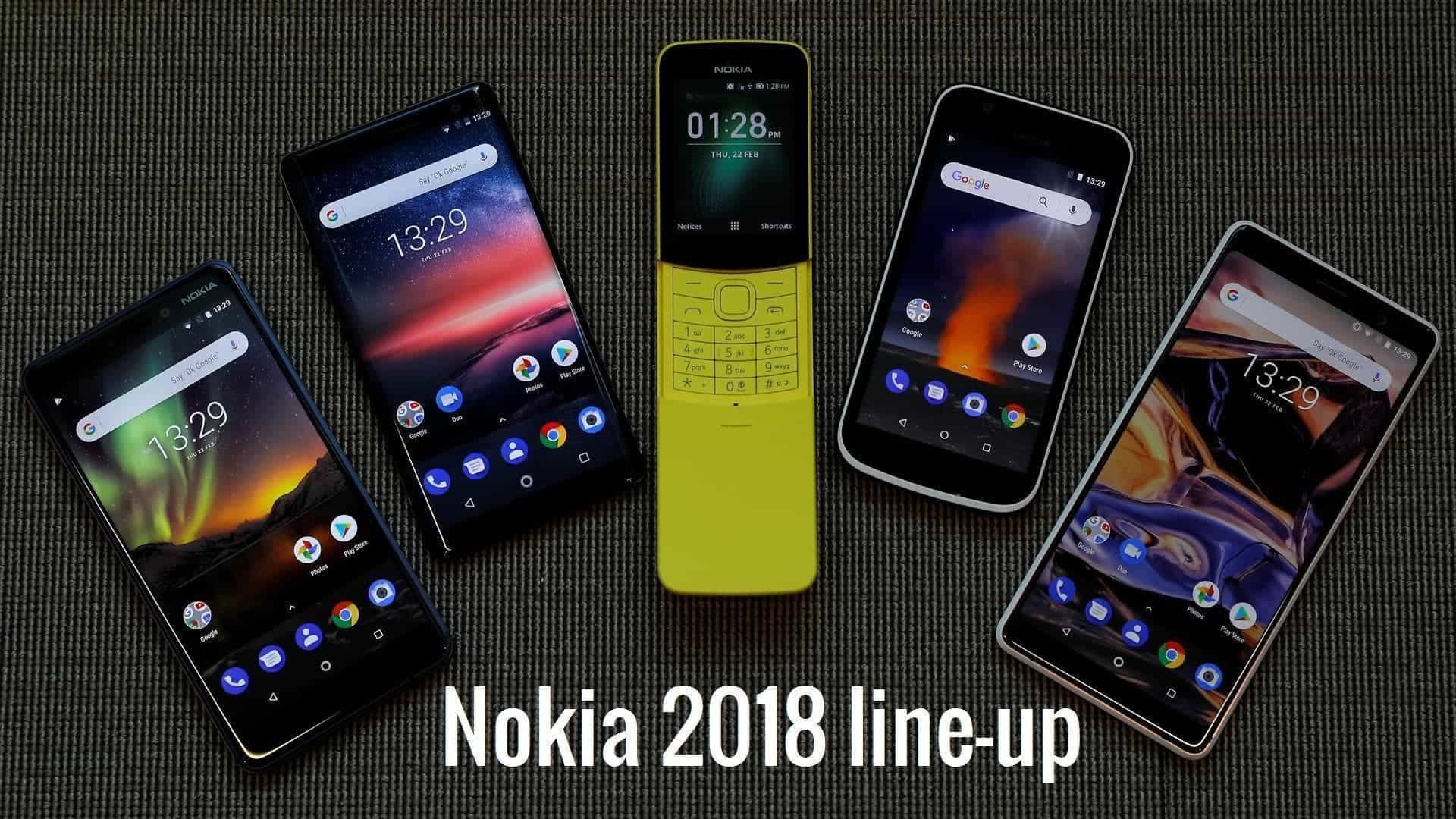Nokia 2018 phones