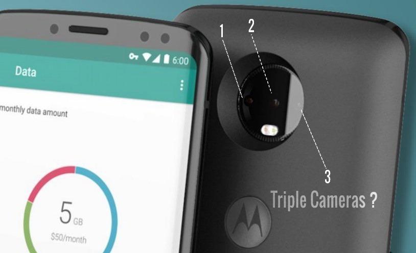 Upcoming Moto Phone with triple cameras