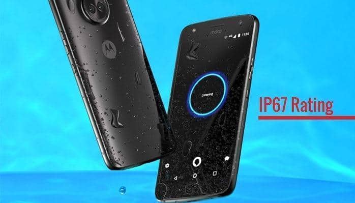 Moto G6 features-IP67 rating