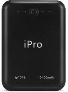 Best Power bank under 1000Rs-  Ipro 10400 mAh Power Bank