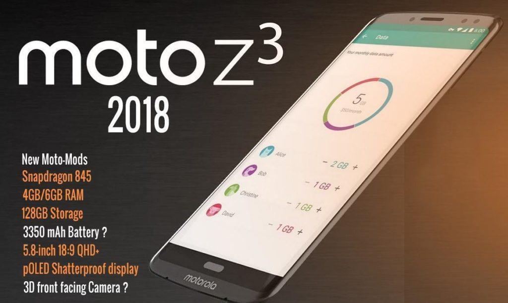 Moto Z3 2018