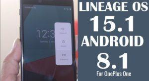 OnePlus One Android Oreo 8.1