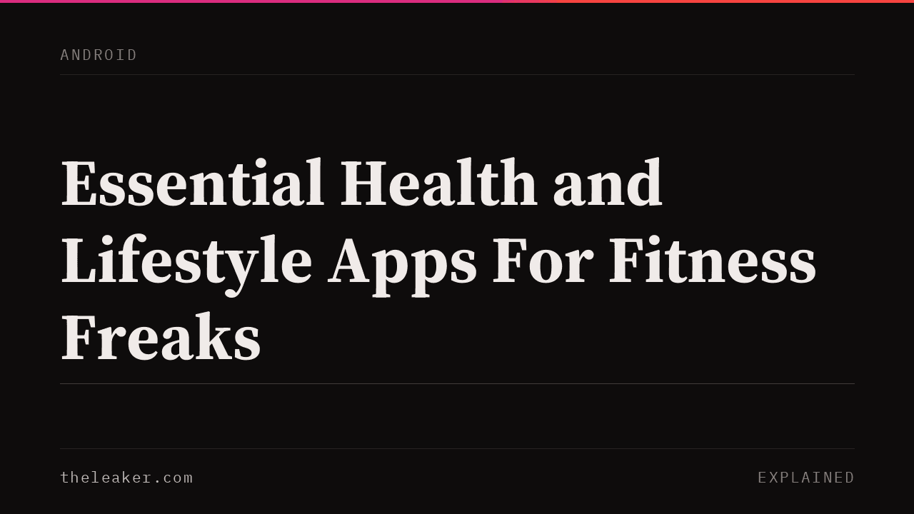 Smartphone displaying health and fitness apps for fitness enthusiasts.