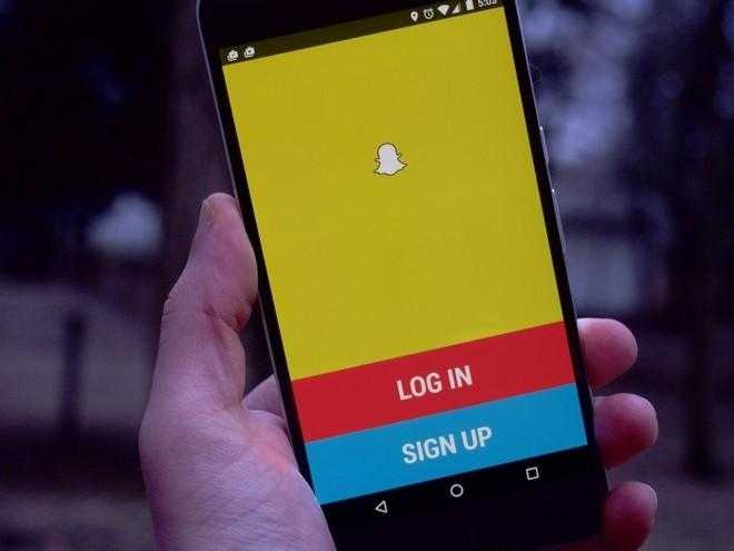 Snapchat on Android Smartphone