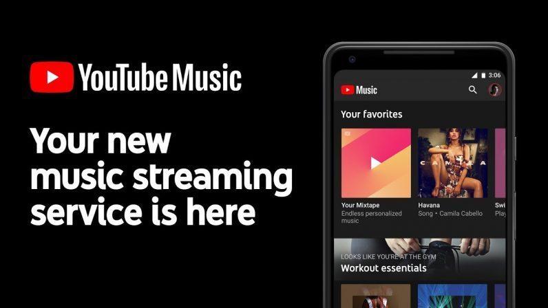 open youtube music