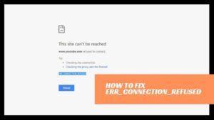 Fix ERR_CONNECTION_REFUSED