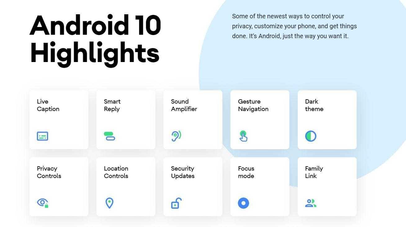 Android 10 Highlights