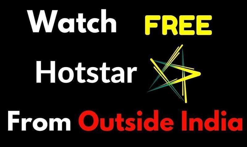 Watch Hotstar from Outside India