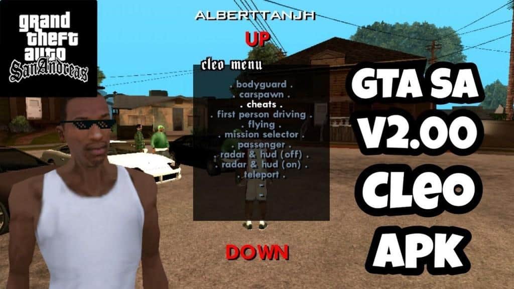 gta sa with cleo menu pc