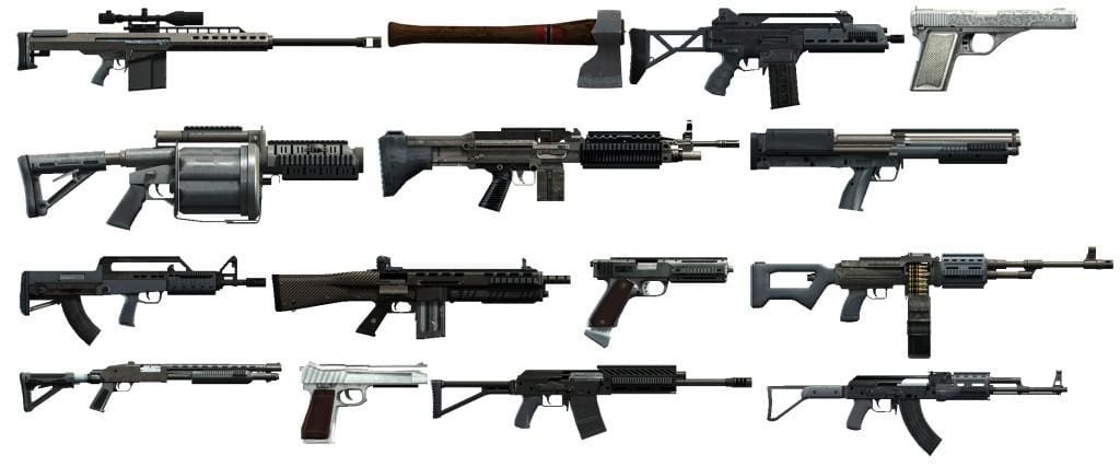 Grand Theft Auto Five Weapons