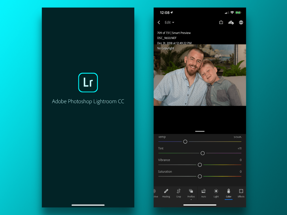 Adobe Lightroom MOD APK in An Android Smartphone