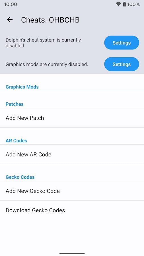 Dolphin emulator running a GameCube game on Android