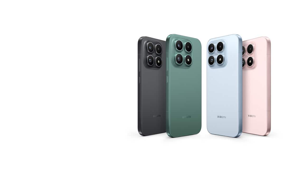 Xiaomi 17 series phones in four colors, official Xiaomi press photo